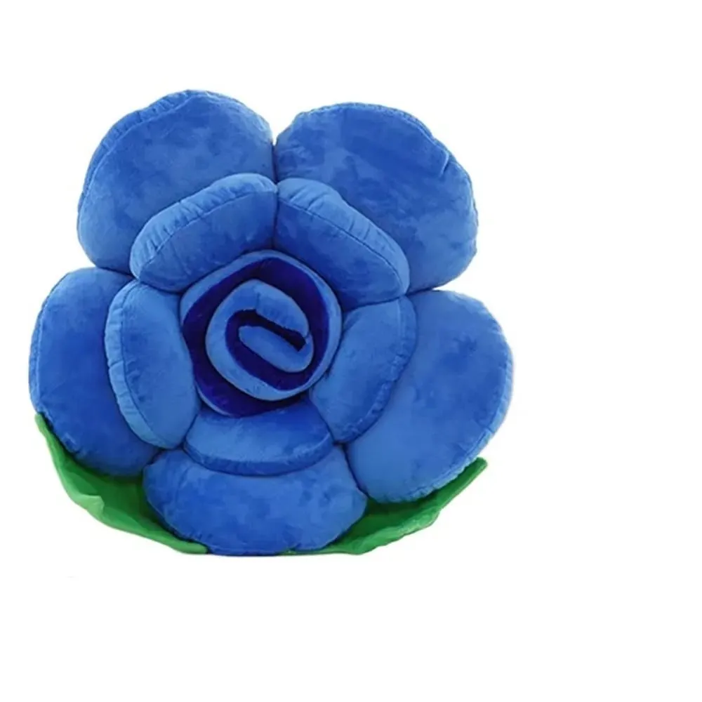 New Large Rose Shaped Pillow Simulated Plush Sofa Flower Cushion Colorful Car Interior Cushion Home Decor — image 16