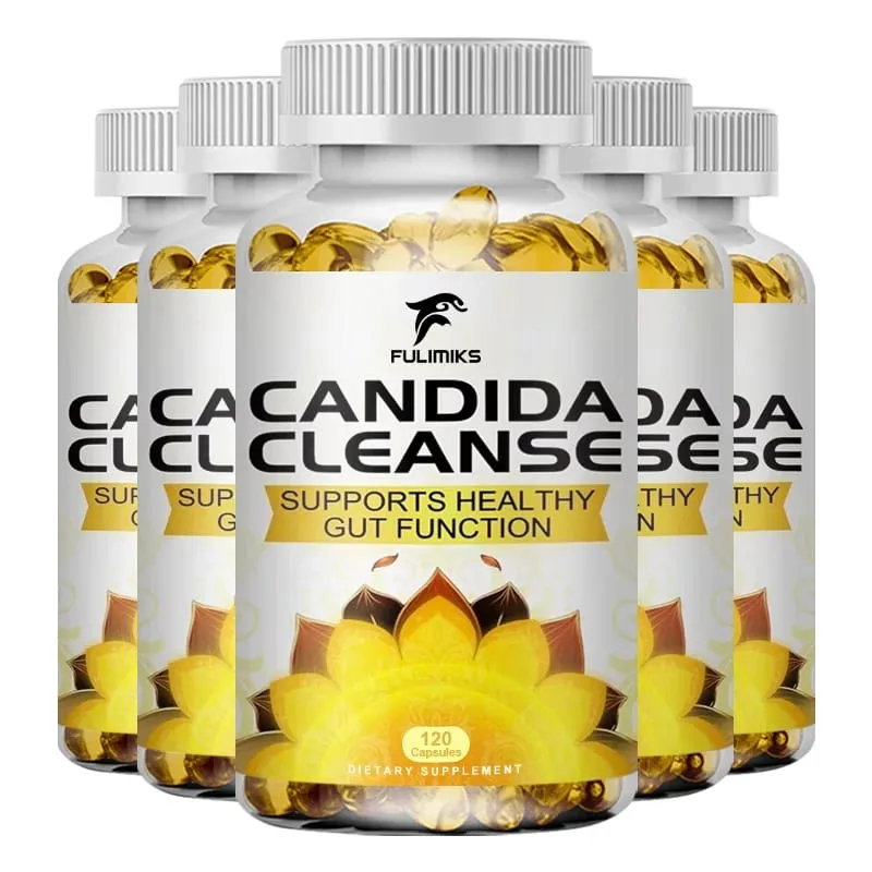 Fulimiks Candida Cleanse - Antioxidant Intestinal Cleansing and Detoxification Promote Digestion & Metabolism - 120 Capsules