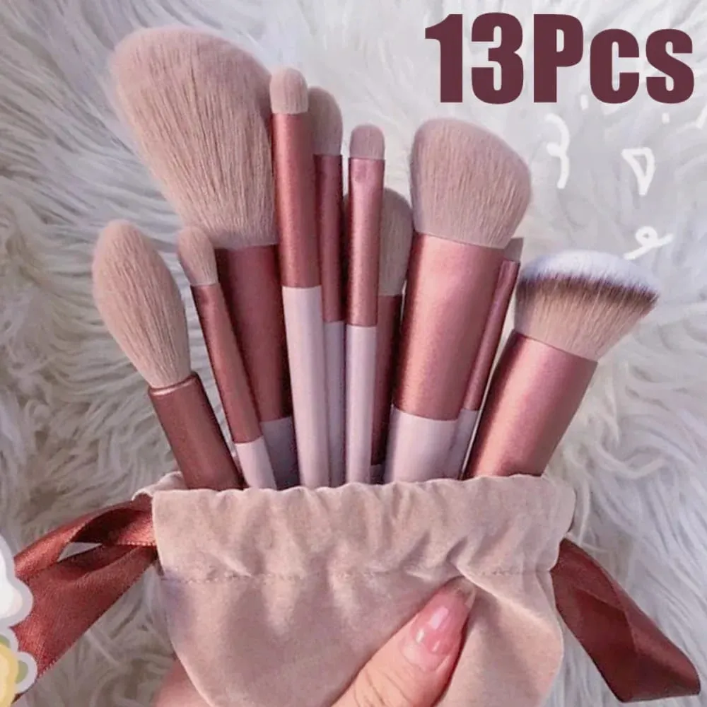 13Pcs Makeup Brush Set Make Up Concealer Brush Blush Powder Brush Eye Shadow Highlighter Foundation Brush Cosmetic Beauty Tools — image 1