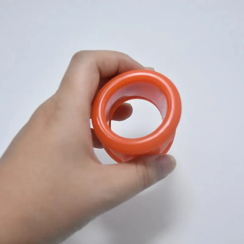Mâle balle civière Scrotum anneaux de pénis serrure sperme pénis anneau de testicule retenue érection pénienne BDSM jouets sexuels pour hommes temps