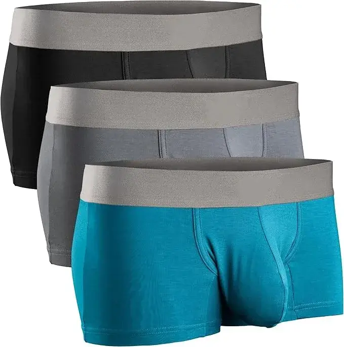 Seluar Dalam Boxer Modal Lelaki Premium Pouch Besar Seluar Dalam Bonjolan Lebih Besar Meningkatkan Penyejukan Bernafas Ringan Seluar Dalam Boxers Lelaki