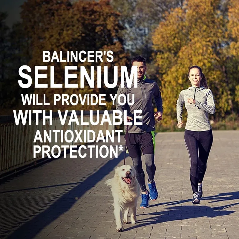 Selenium Capsules - Antioxidant Support Increases Energy Levels Boosts Metabolism Immune System Improves Brain Function