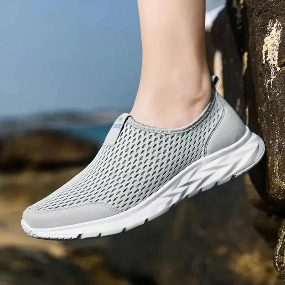 2026 Nya Skor Herr Loafers Lätt Promenad Andas Sommar Bekväma Fritidsskor Herr Sneakers Zapatillas Hombre Plus