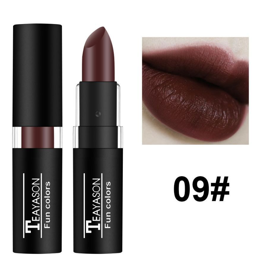 12 Color Waterproof Lasting Sexy Red Lipstick Matte Lipstick Cosmetics Lip Gloss Waterproof Long-lasting