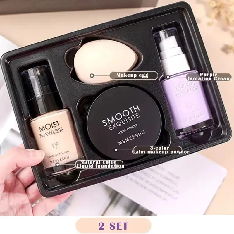 Make Up Face Powder Matte Makeup Foundation Cream for Face Professional Concealing Dark Circle Liquid Corrector Cream Cosmetic