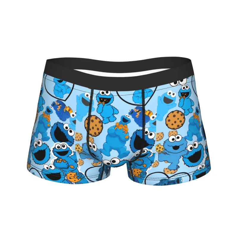 S-Sesames Streets Tango Elmo & Grover Pakaian Dalam Pria Celana Pendek Celana Lucu Boxershorts Bea Cukai Kualitas Kebesaran Celana Dalam