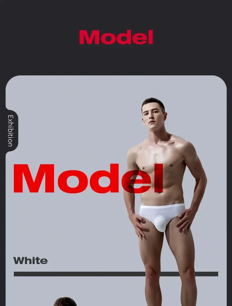 3PC Men's underwear ice silk briefs, summer breathable, quick-drying, seamless shorts, transparent ultra-thin, personalized l — image 21