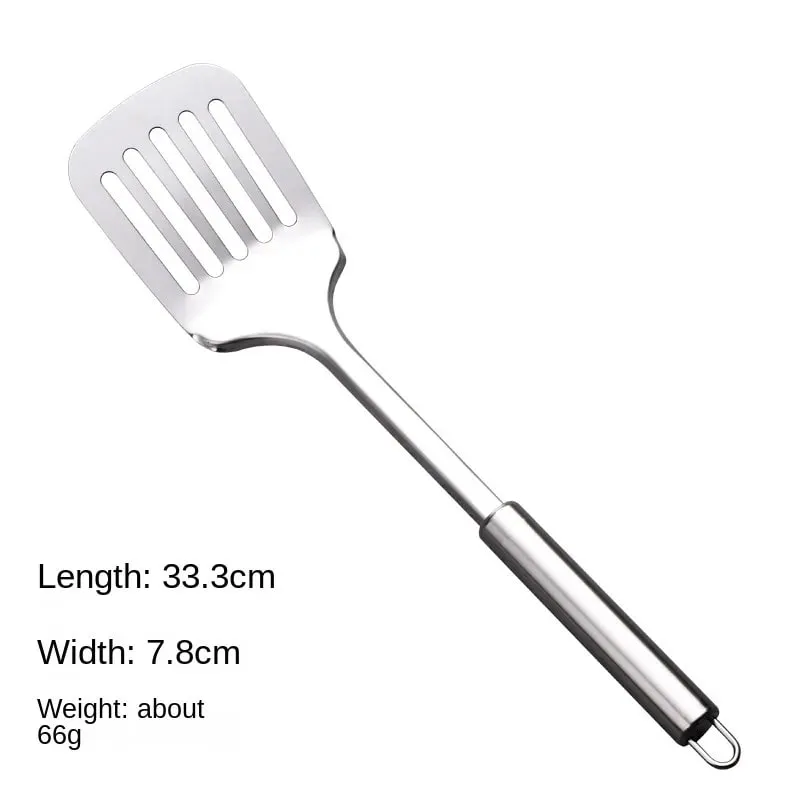 Durable Stainless Steel Wok Spatula Long Handle Kitchen Gadgets Kitchen Cooking Utensil Set Rice Spoon Ladle Cooking Tools