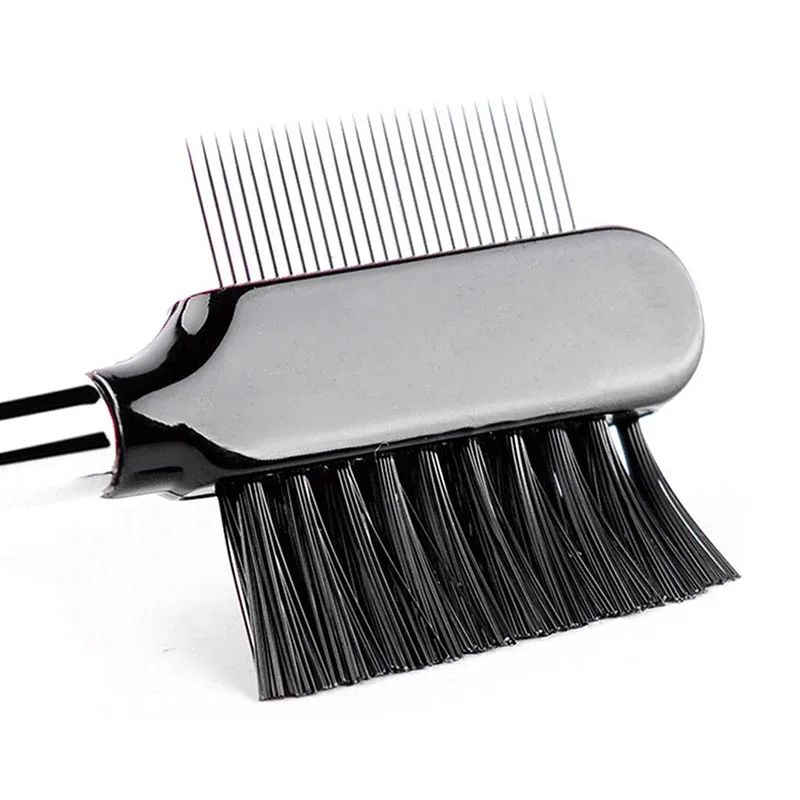 1PC Eyelash Brush Eyebrow Comb Makeup Brushes Professional Dual Makeup Tool maquiagem Black Kabuki Wood Beauty — image 3