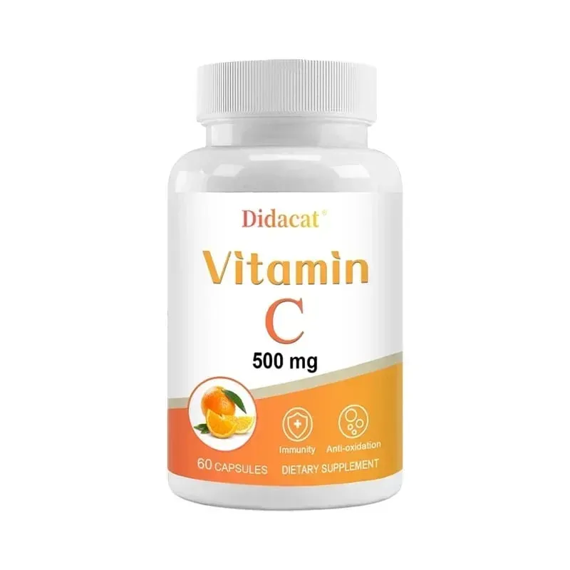 Vitamin C 500 mg 120 Capsules - High Absorption Antioxidant Supplement Immune System and Collagen Supplement Non-GMO