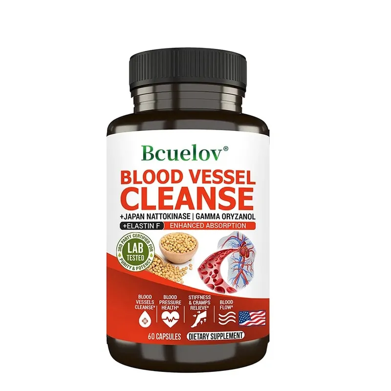 Vascular Cleansing Supplement - Increases Absorption Dissolution Blood Circulation - Flexibility & Elasticity Circulation