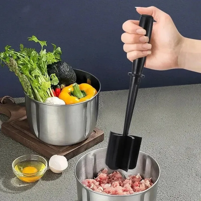 Fruit Salad Mixer Multifunctional Manual Mashed Chopper Potato Meat Crusher Non-Stick Masher Kitchen Mixing Rod Cooking Tools