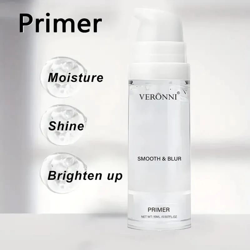 3-Piece Beginner Face Makeup Kit-Matte Waterproof Foundation Hydrating Primer Oil-Control Loose Powder Full Coverage Concealer — image 4
