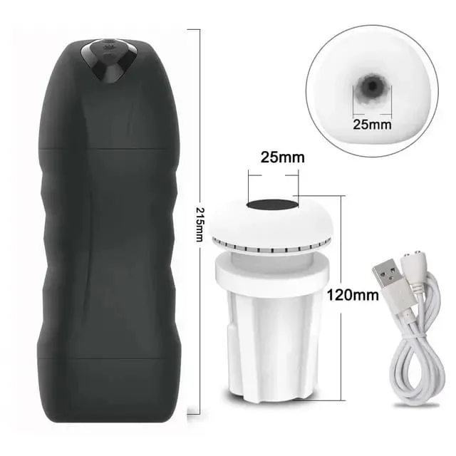 Automatic Male Masturbator Powerful Vibration Blowjob Sucking Machine Silicone Masturbation Cup Adult Supplies Sex Toy for Men