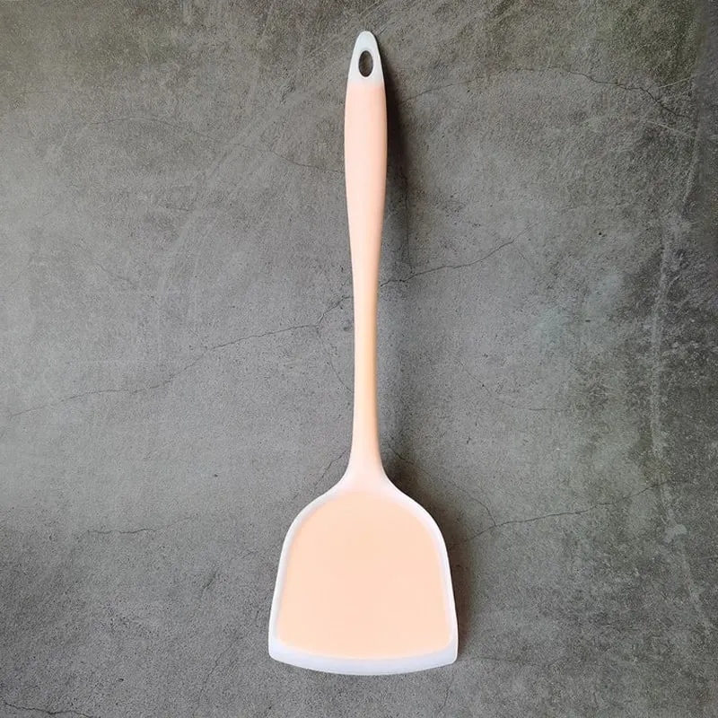Silicone Kitchen Ware Non-stick Set Cooking Utensils Tools Egg Fish Frying Pan Scoop Fried Shovel Spatula Cooking Utensils