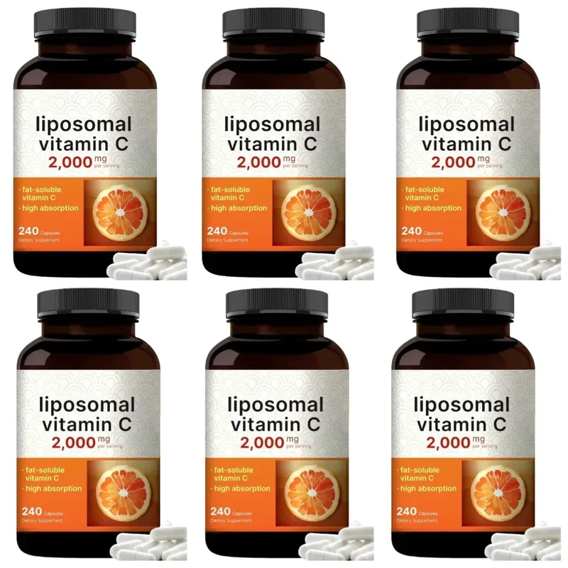 Liposomal Vitamin C 2000mg High Absorption Fat-Soluble 240 Capsules 60 Servings Non-GMO Gluten Free — image 12