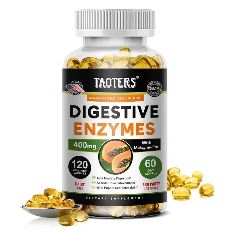 Digestive Enzymes - Aids in Bowel Movements Metabolism Nutrient Digestion and Intestinal Health for Adult Men and Women — image 9