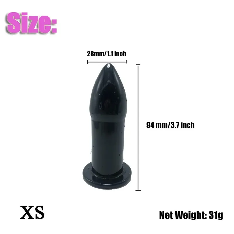 5PCS/Set Anal Plug Bullet Shape Butt Plug Trainer Kit Dilator Progressive Training Adult Sex Toy for Women Men Couples Gear