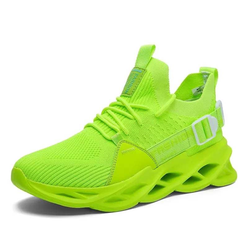Sneakers Men Mesh Breathable Casual Men Shoes Unisex Light Soft Thick Sole Hole Couple Shoes Athletic Sneakers Women Shoes