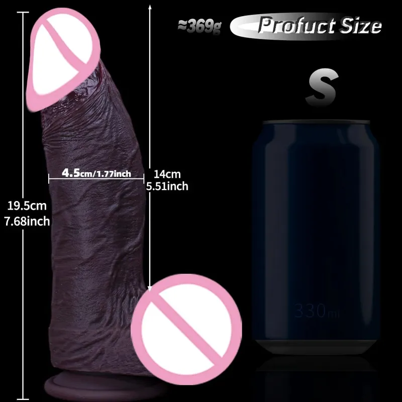 현실적인 항문 새로운 딜도 라구 딜도 Buttplug 전립선 마사지 초보자를위한 흡입 컵 페니스 여성을위한 섹스 토이 Anal Vaginal Masturba — image 10