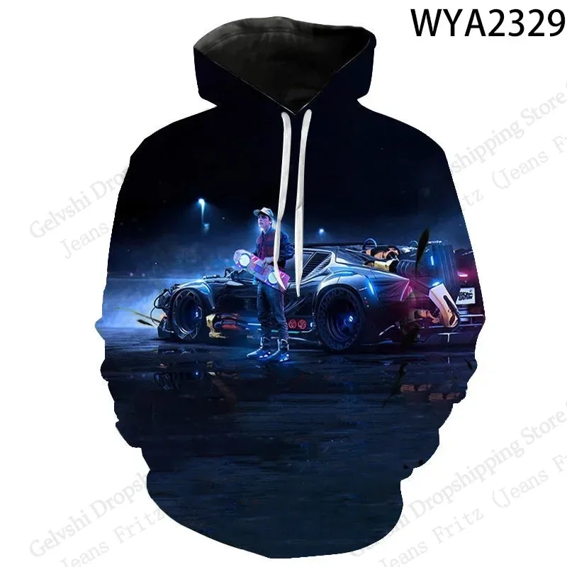 Movie Back To Future 3d Print Hoodie Men Women Fashion Hoodie Sweatshirt Outwear Coat Men Hoodies Winter Clothes Sportwear