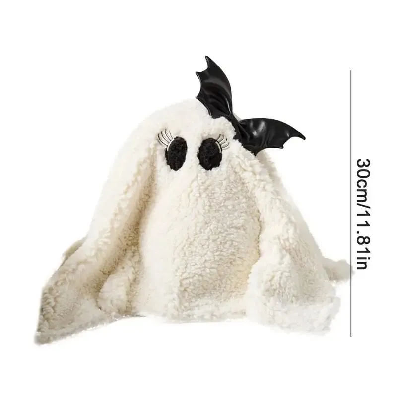 Ghost Plush Pillow Cute Plushie Ghost Home Decor Stuffed Halloween Plush Toys Cute Ghost Plushie Toy Soft Ghost Plushies For