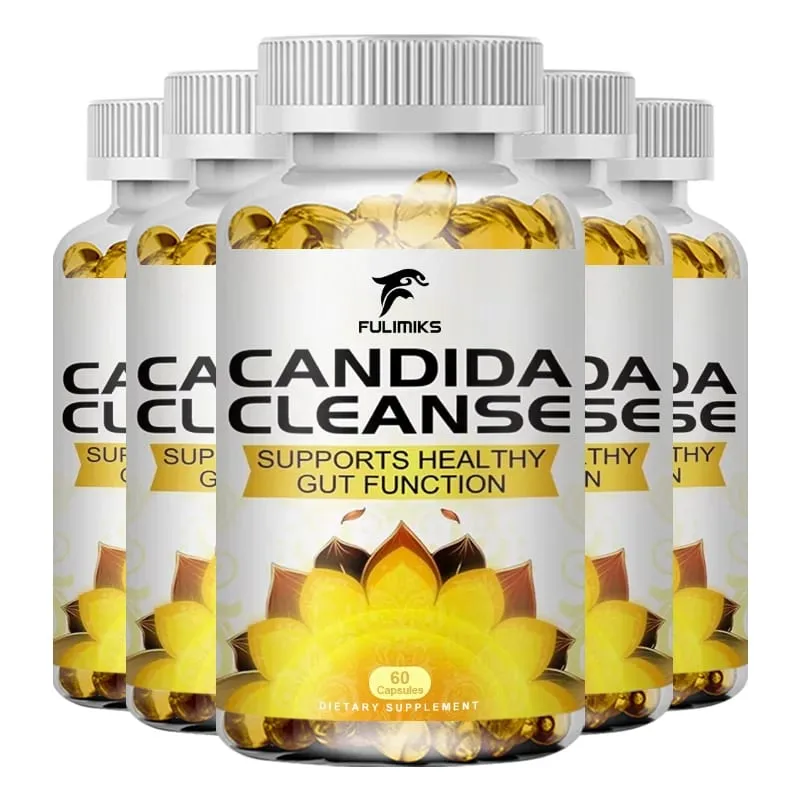Fulimiks Candida Cleanse - Antioxidant Intestinal Cleansing and Detoxification Promote Digestion & Metabolism - 120 Capsules