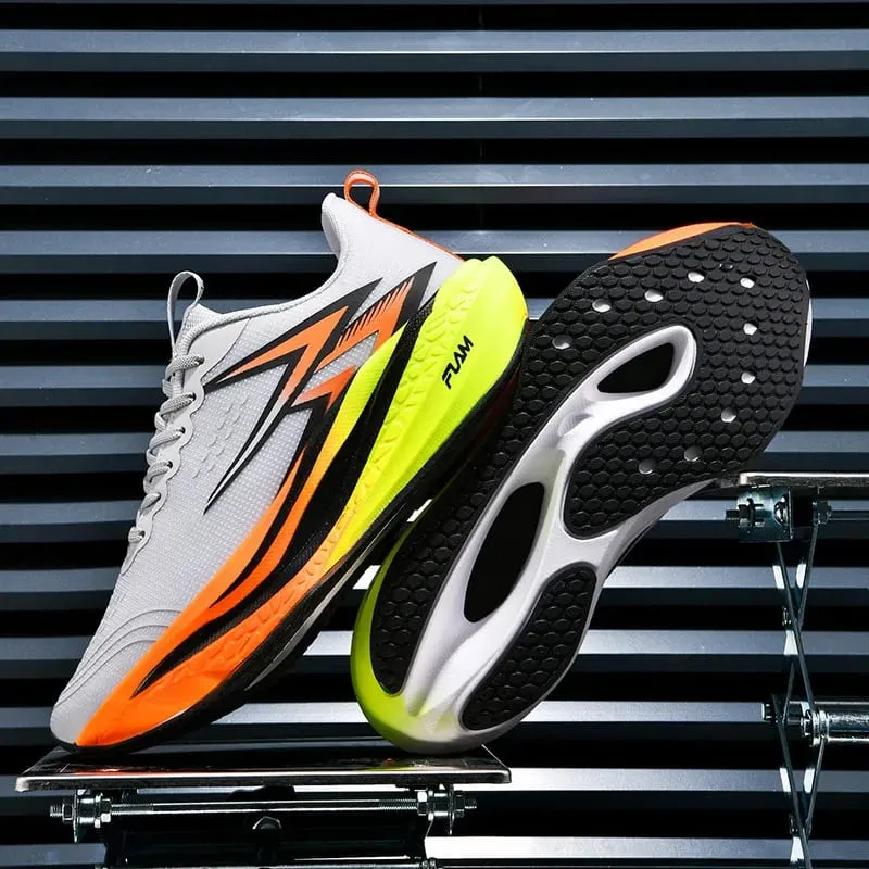 Men Running Shoes Speciality Marathon Sports Shoes Breathable Lightweight Carbon Board Women's Trend Athletic Sneakers Women — image 4