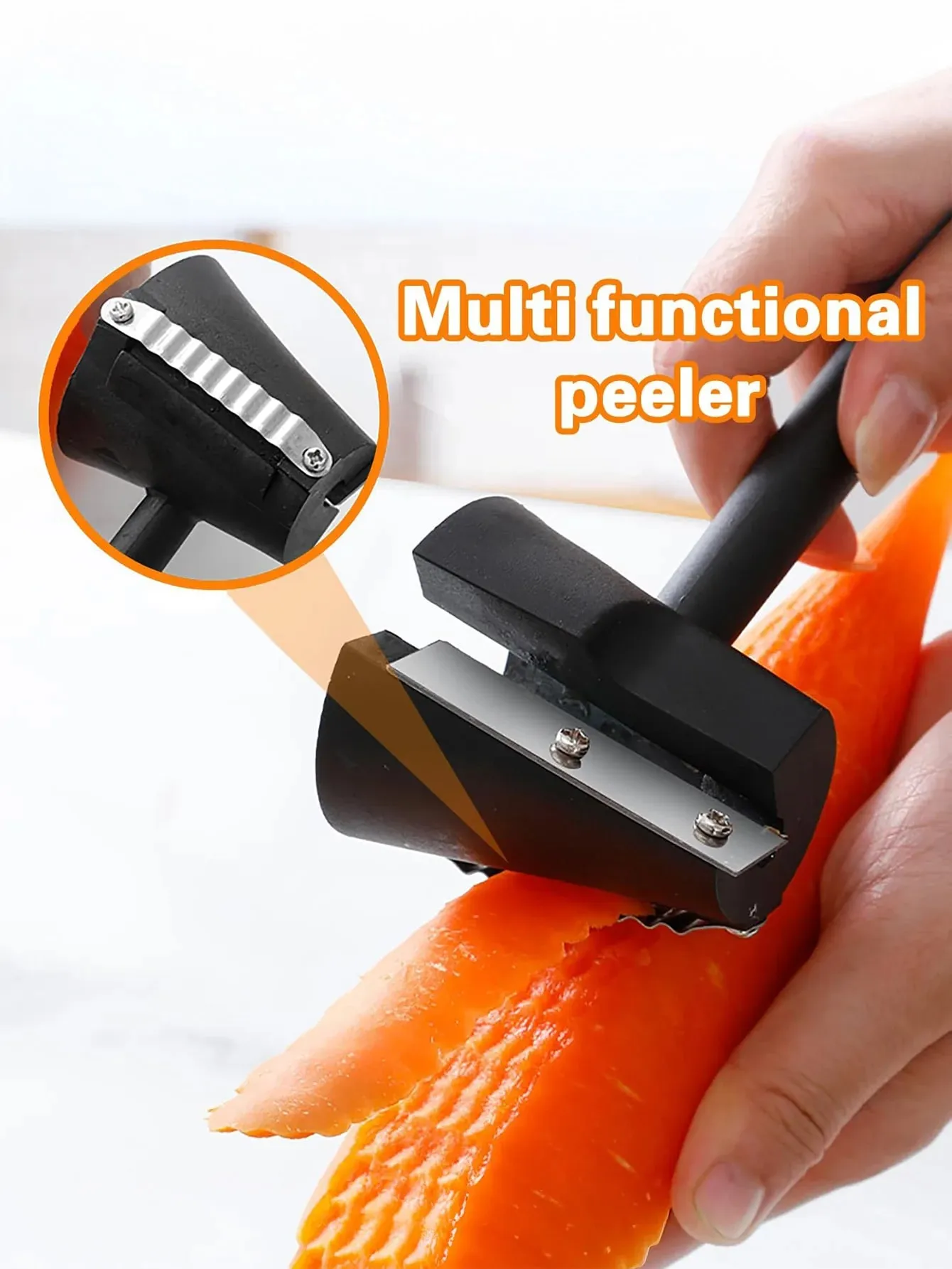 Vegetable Curler Peeler Fruit Carving Tools Carrot Sharpener for Garnishing Design Cutting Slicer Shaver for Carrots Vegetables