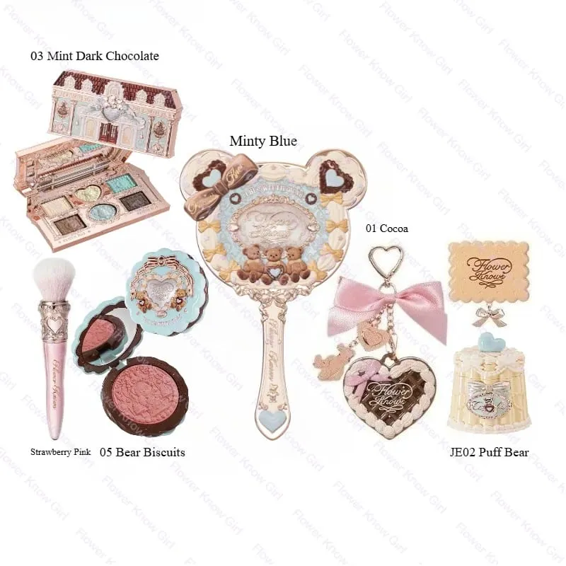 Sweet Treats Full Face Set Makeup Gift Set All In Shimmer Eye Shadow Palette Blush Powder Lip Jelly Gift Box
