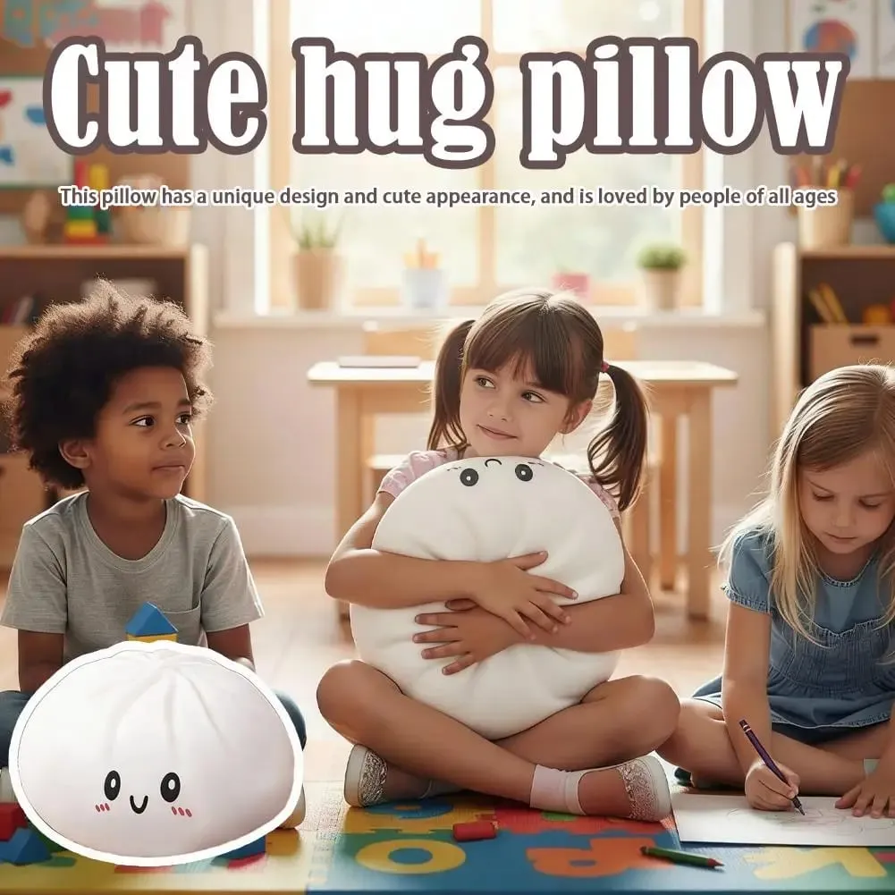 Malaking Steamed Bun Squeeze Toy Malaking Squishies Anti Stress Reliever Fidget Toy para sa mga Matanda na Kids Birthday Gift Soft Food Pillow Decor