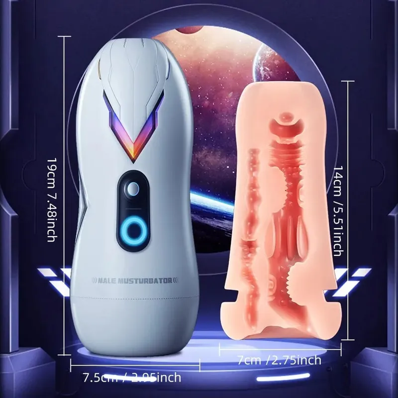 Taza masturbadora masculina de silicona suave con bolsillo para vagina Real y ano 2 en 1, entrenador de resistencia al vacío, Juguetes sexuales para adultos para hombres
