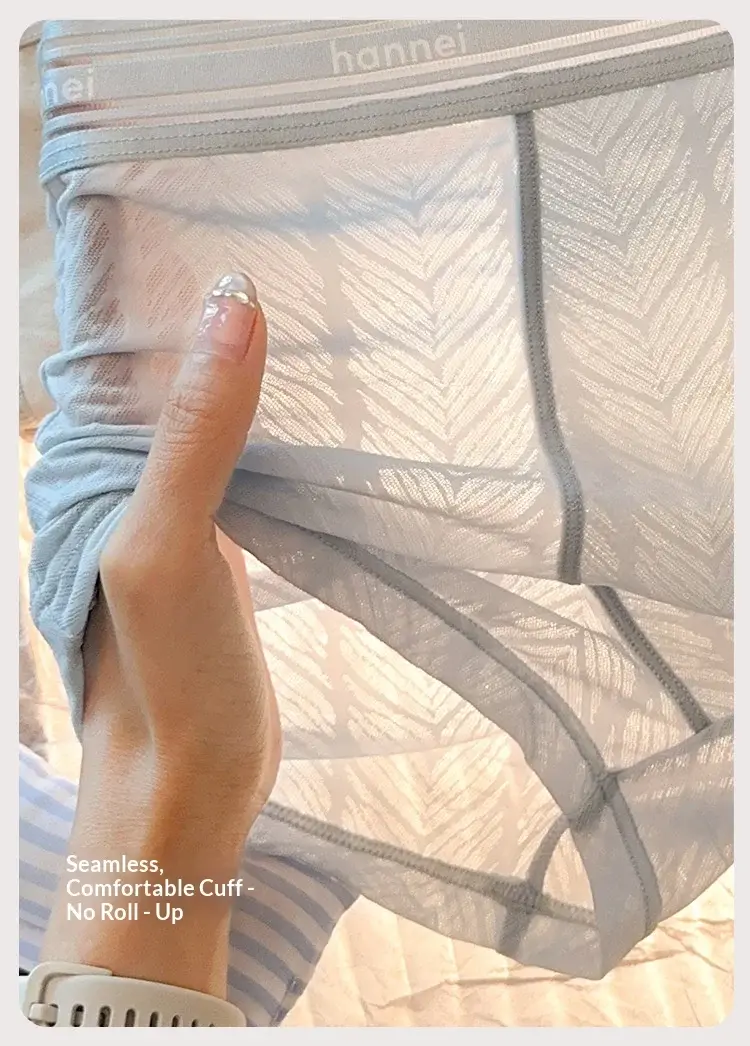 New Summer Men's Underwear, Men's Boxer Briefs, Plus Size Breathable Underwear, Thin Loose Men's Comfortable Solid Color Shorts