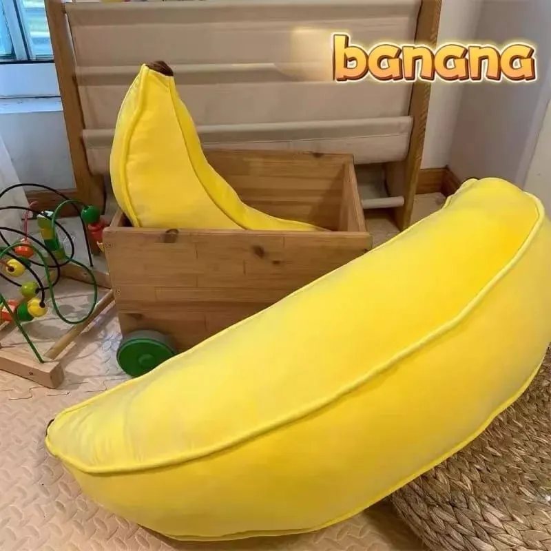 Banana pillow creative comfortable bedside cushion sleeping long birthday gift plush toy