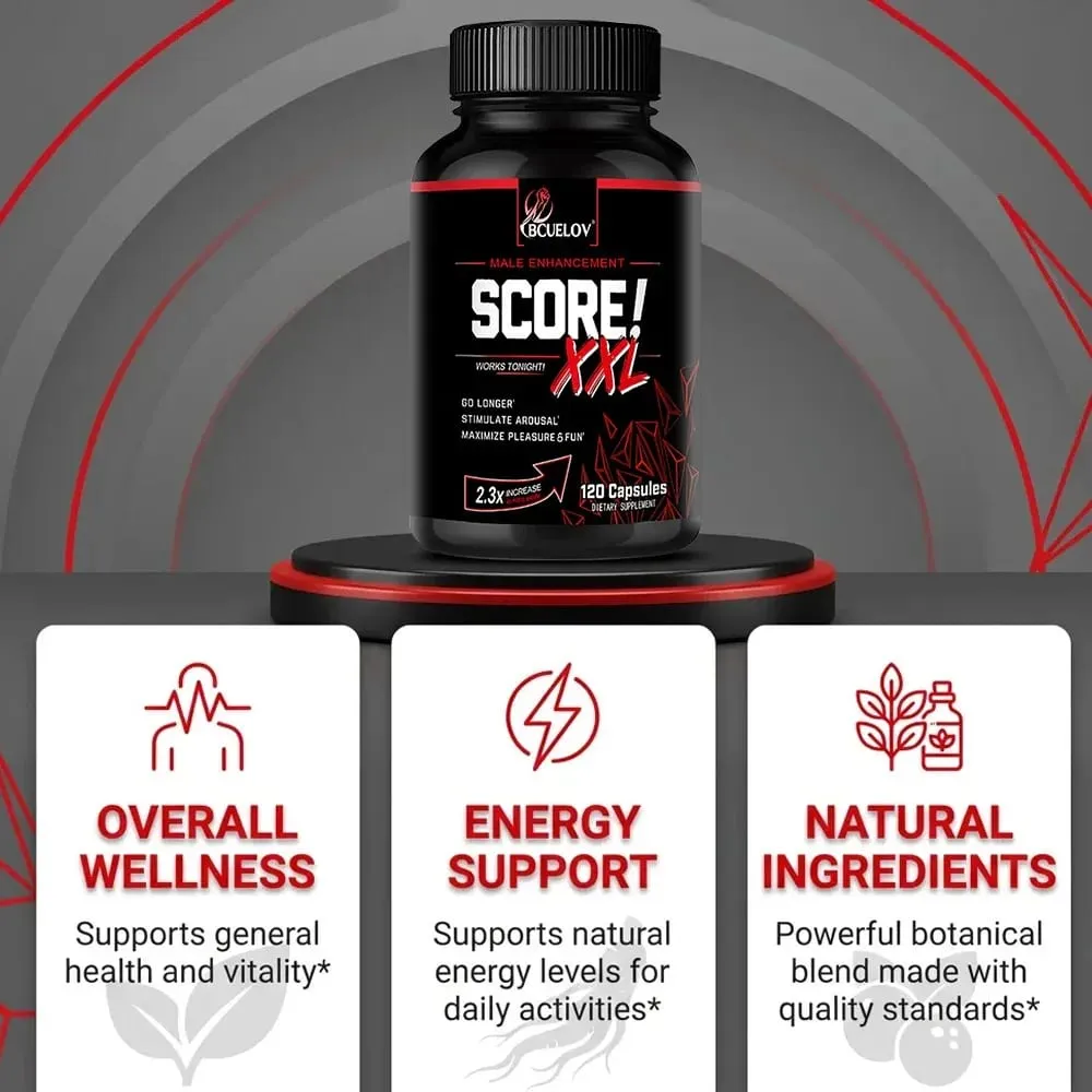 Force Score XXL Supplement with Maca and Tribulus To Help Muscle and Increase Endurance Promote Men's Health