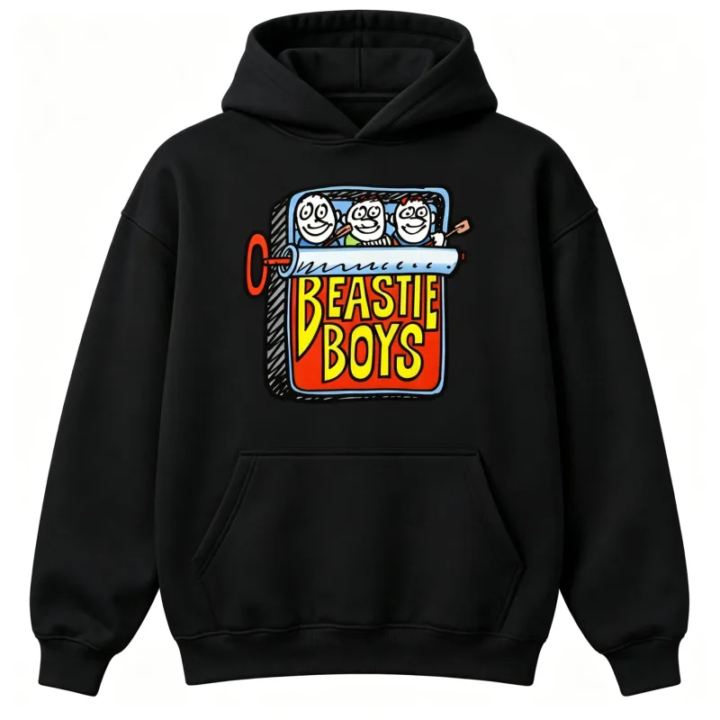 Beastie Boys Hip Hop Music Vintage Design Men's Hoodie Autumn Winter Casual Women's Hooded Sweatshirt Unisex Cotton Coat Top
