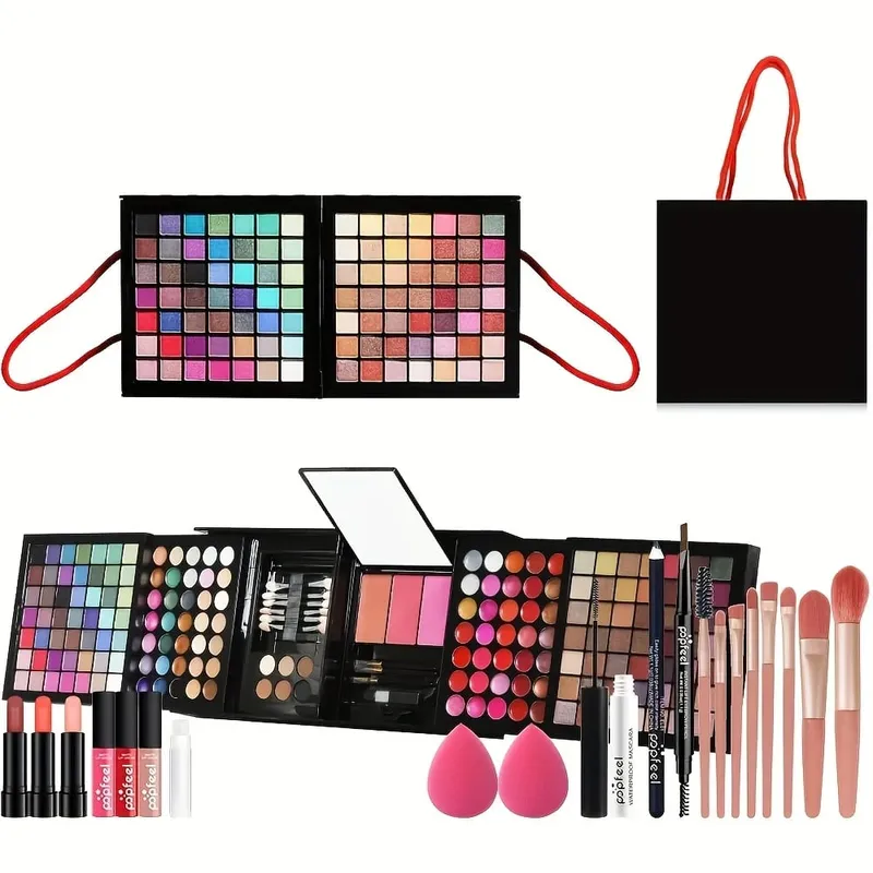 Makeup Set Gift Box Makeup Tool Combination Durable Waterproof Lipstick Outdoor Travel Essential Makeup Bag Perfect Gift