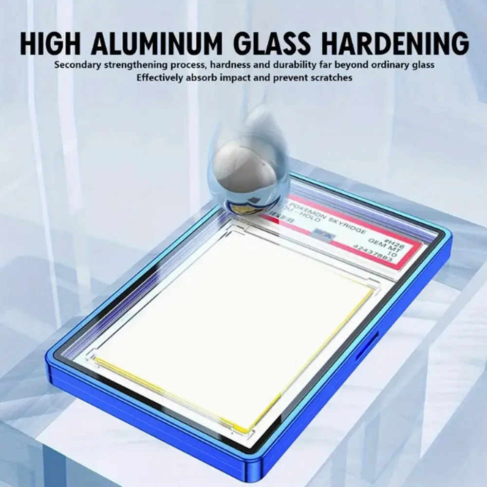 Multicolor Aluminum Alloy Graded Card Protect Cases For PSA CGC BGS Graded Cards Scratch Resistant Trading Card Holder
