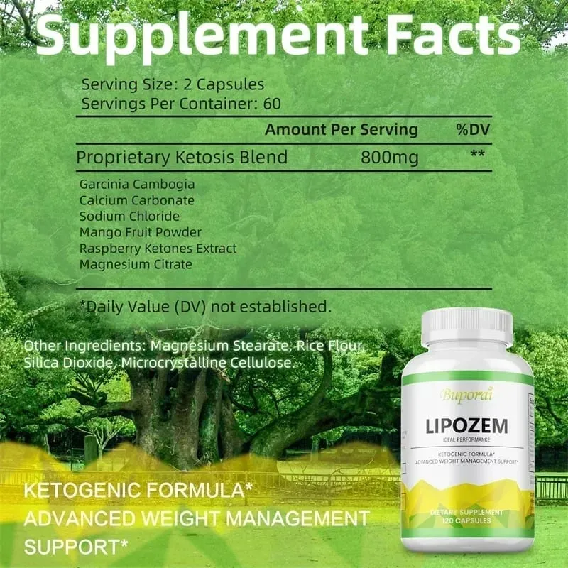 Lipozem Supplement - Digestive Health Appetite Suppression Metabolism Fat Burning Body ShapingSupplementsSupplements