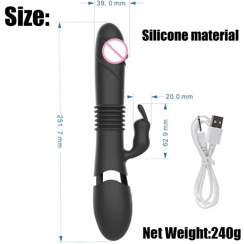 Large Dildo G Spot Vibrator Rabbit Clitoral Clit Stimulation Realistic Penis Sex Shop Sex Toy Adult Product Vibrador for Women