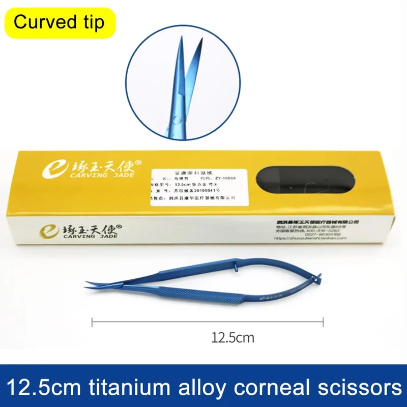 Ophthalmic surgery corneal scissors cosmetic surgical tools surgical medical micro scissors — image 11