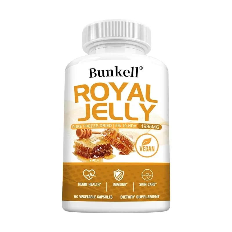 Royal Jelly 1995 Mg - Joint Support Antioxidant Supports Immune System Cardiovascular Health - Non-GMO Gluten-Free Formula
