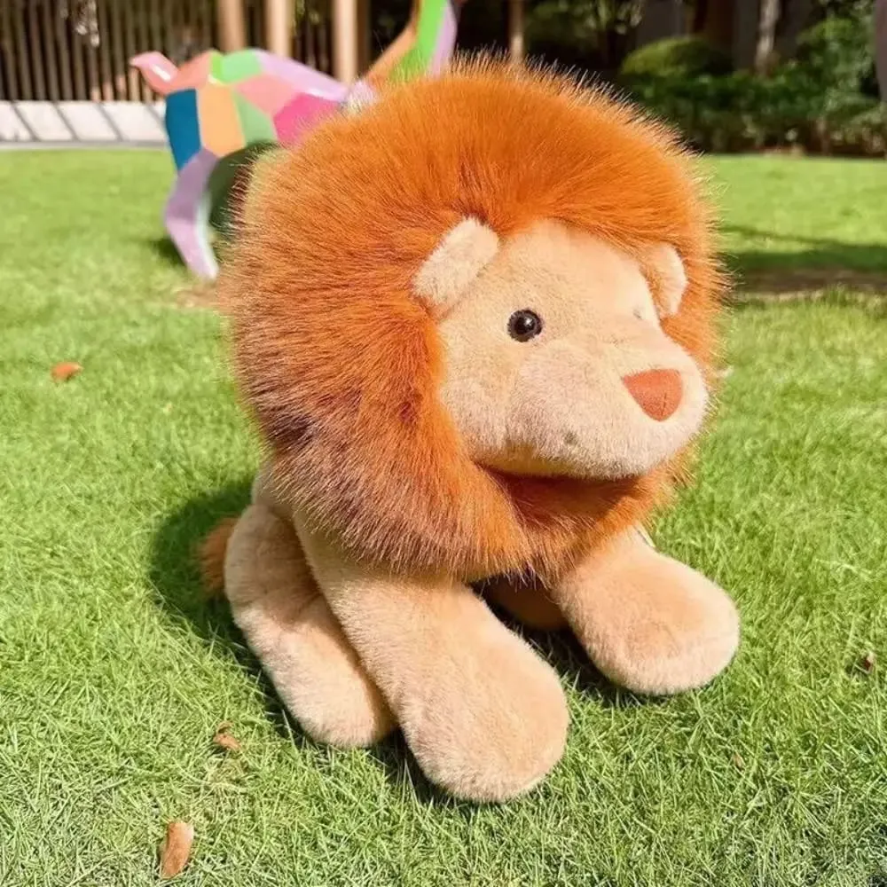 Creative Gift Soft Lion Stuffed Animal Plush Pillow Cute 15.8inch Stuffed Animals Plush Emotional Support Stuffed Toys