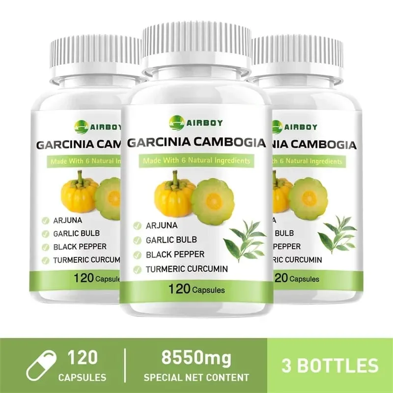 Kapsul Garcinia Cambogia - Membakar Lemak Pengurusan Berat Badan Penindasan Selera Makan Meningkatkan Metabolisme