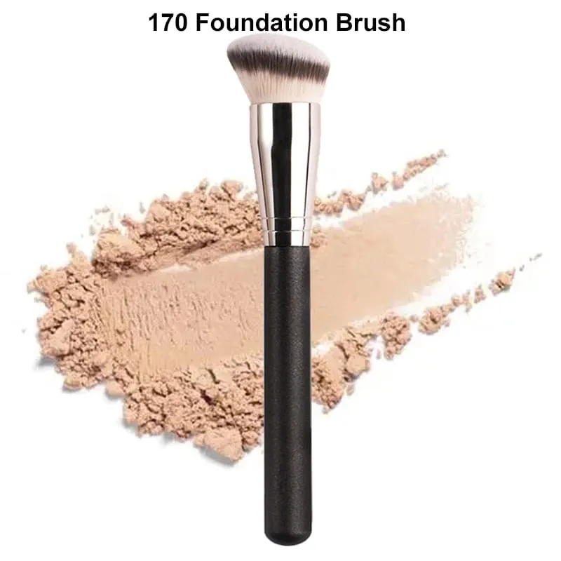 3pcs Beveled Foundation Concealer Makeup Brushes Seamless Cover Synthetic Dark Circle Liquid Cream Cosmetics Contour Brush Tool — image 4