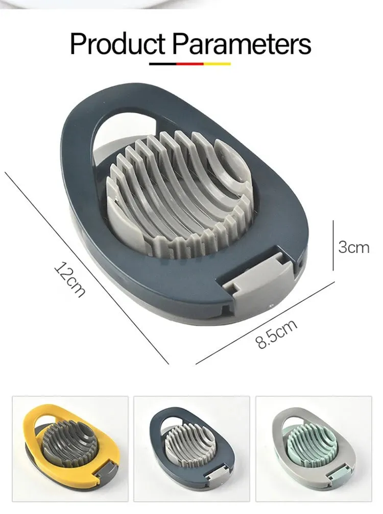Stainless Steel Wire Egg Slicer Fruit Garnish Slicer Multipurpose Egg Cutter Cut Pores Hard Eggs JDGJ002