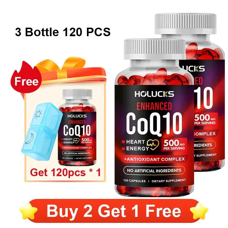 Nagy hatékonyságú COQ10 kapszula kurkuma transz-rezveratrol antioxidánssal és a kognitív egészség támogatásával az általános jólétet