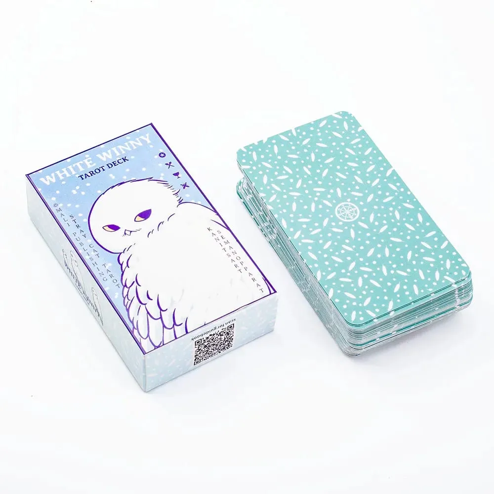 White Winny Tarot English Edition 80 Cards Deck with PDF Guidebook Fate Divination Cards for Beginners Board Games — image 6