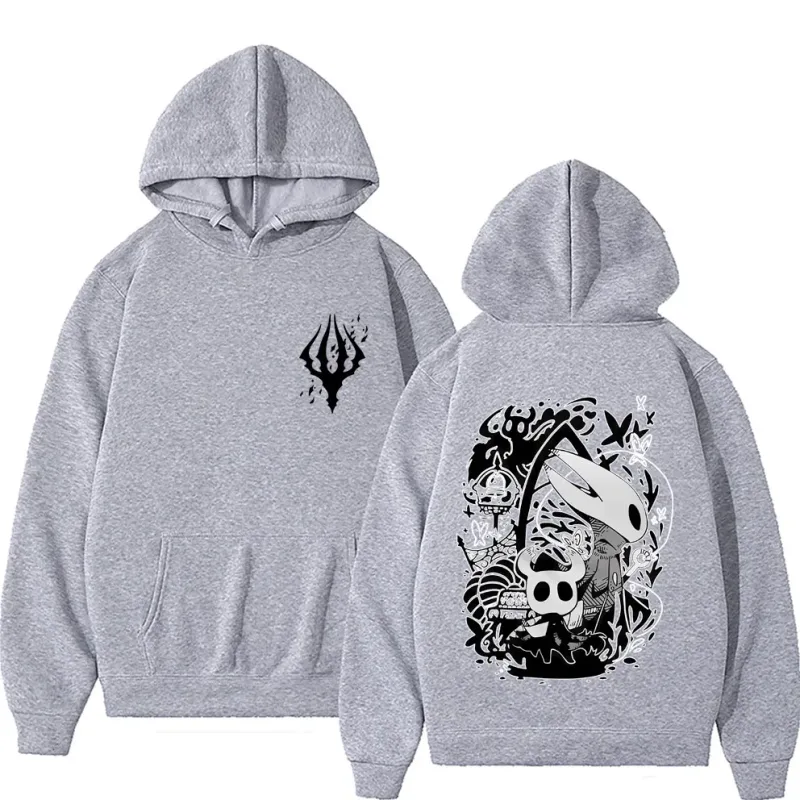 Game Hollow Knight Graphic Hoodie Men Women Clothing Casual Oversized Streetwear Male Vintage Fleece Hoodies Fans Gift hoodies