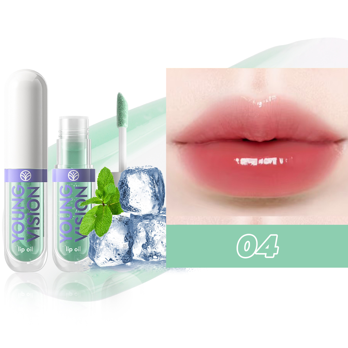 6 Color-Changing Lip Gloss Fruity Scent Moisturizing and Long-Lasting Smooth Hydrating Temperature-Activated Lip tint